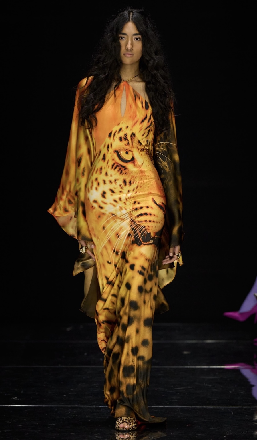 Leopardenmuster, Strass und Federn: Roberto Cavalli zeigt, was wir in der nächsten Saison tragen werden