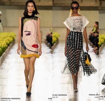 Zwischen 20.000 Tulpen: Carolina Herrera präsentiert Jubiläumskollektion in New York