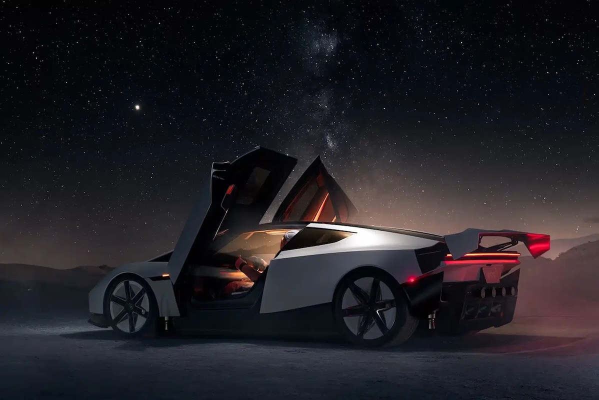 Fliegt und f&auml;hrt kopf&uuml;ber: Elon Musk pr&auml;sentiert den neuen Tesla