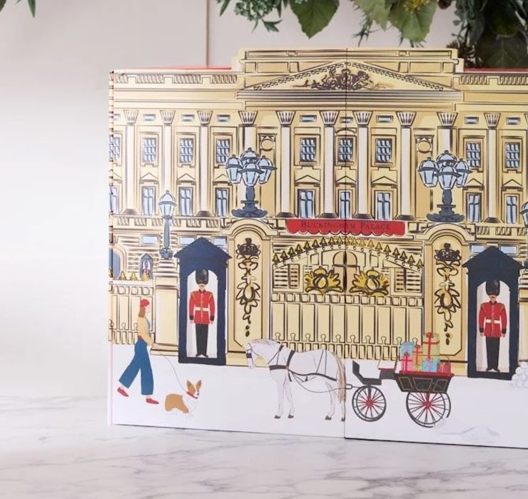 Der Buckingham Palace im Weihnachtslook: Die Royal Collection pr&auml;sentiert einen Adventskalender