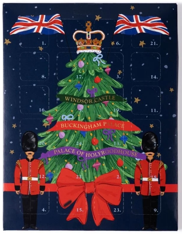 Der Buckingham Palace im Weihnachtslook: Die Royal Collection pr&auml;sentiert einen Adventskalender
