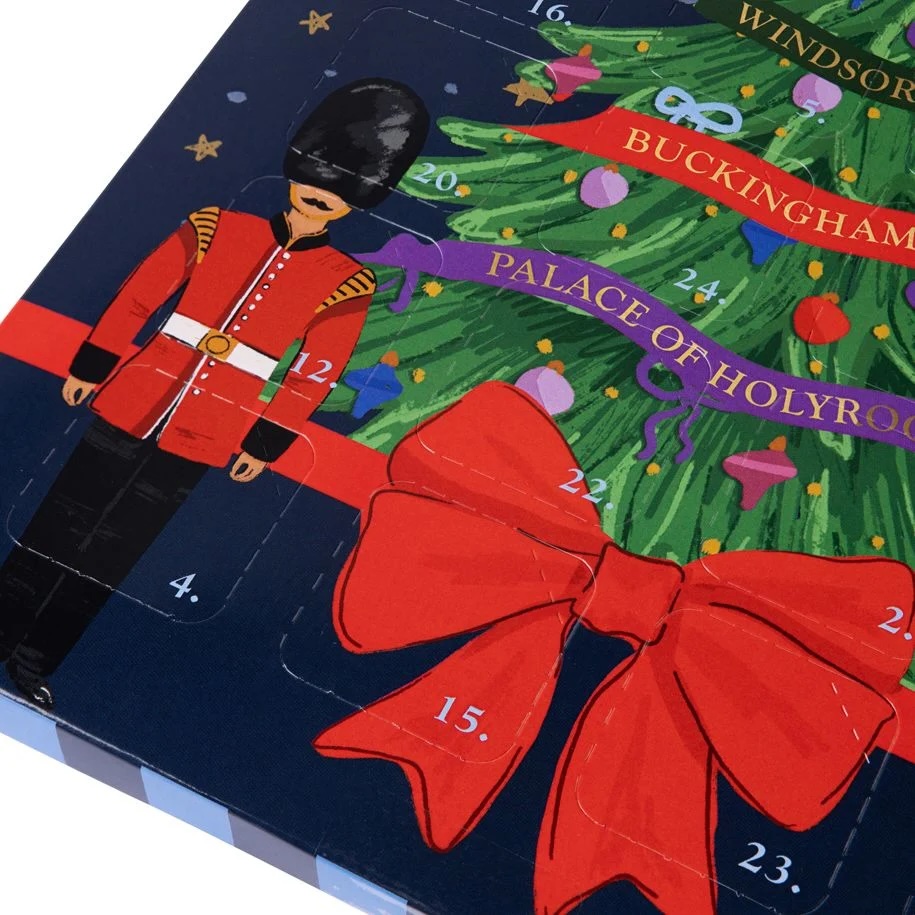 Der Buckingham Palace im Weihnachtslook: Die Royal Collection pr&auml;sentiert einen Adventskalender