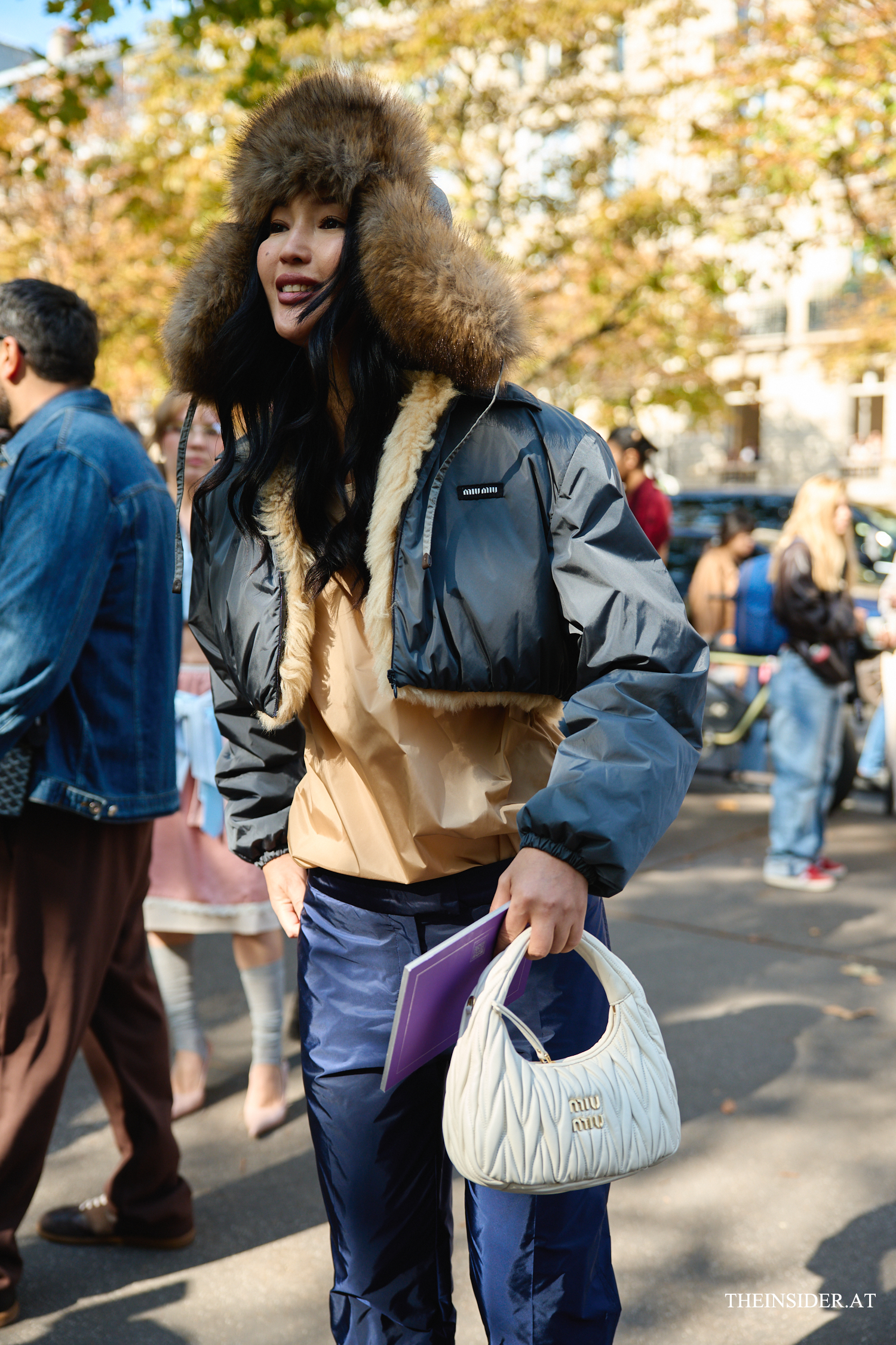Street Style PFW SS’27: Die auffälligsten Looks der Gäste der Miu Miu Show