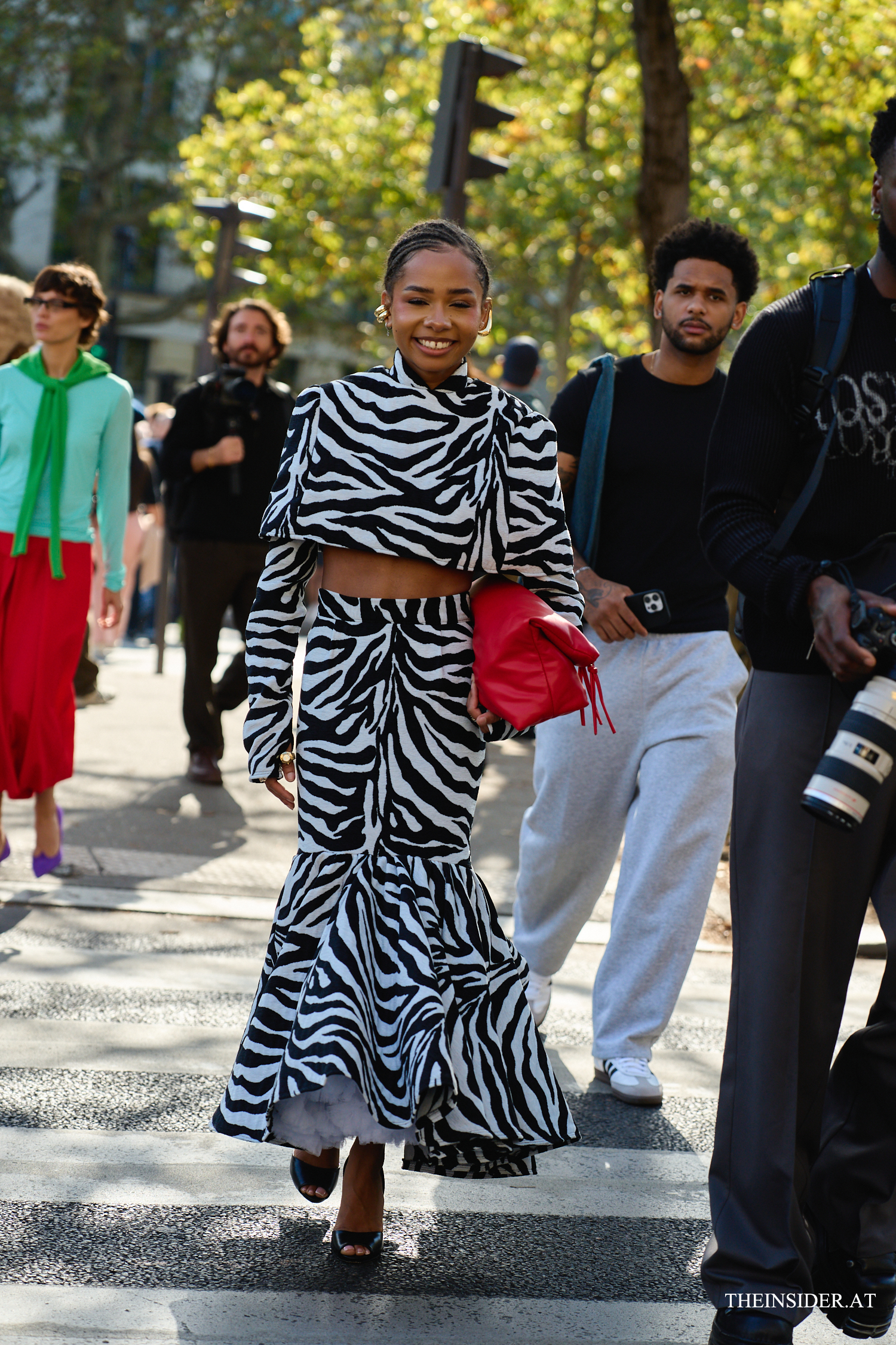Street Style PFW SS’27: Die auffälligsten Looks der Gäste der Miu Miu Show