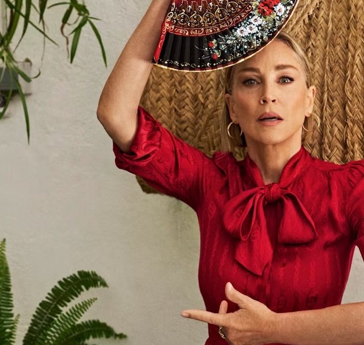 Sharon Stone inszeniert f&uuml;r ELLE Espa&ntilde;a ihre legend&auml;re Pose aus &laquo;Basic Instinct&raquo; neu