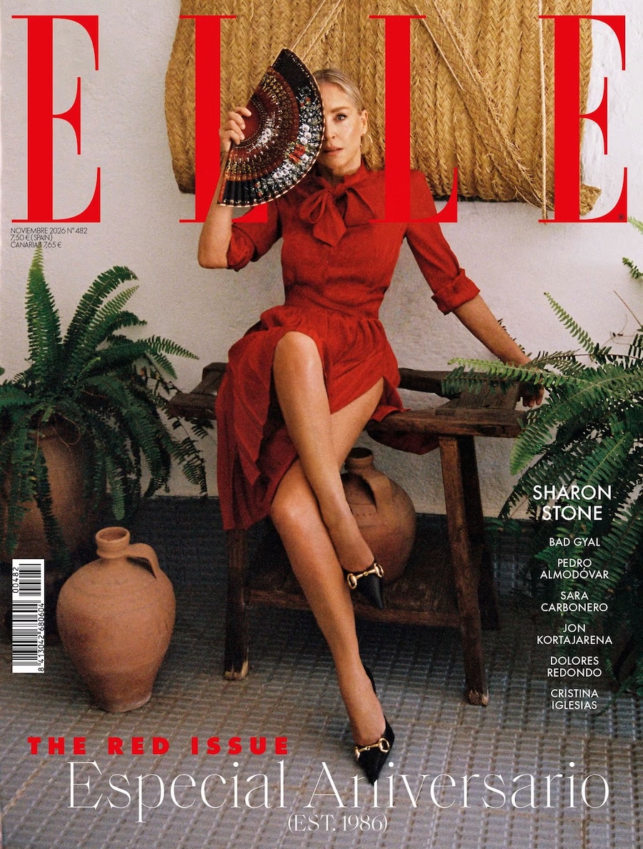 Sharon Stone inszeniert f&uuml;r ELLE Espa&ntilde;a ihre legend&auml;re Pose aus &laquo;Basic Instinct&raquo; neu