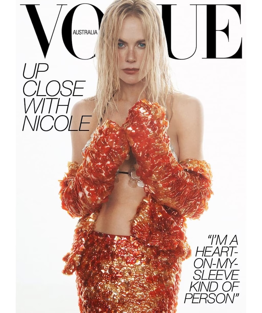 Nicole Kidman zeigt ihre definierten Bauchmuskeln im neuen Vogue-Australia-Shooting