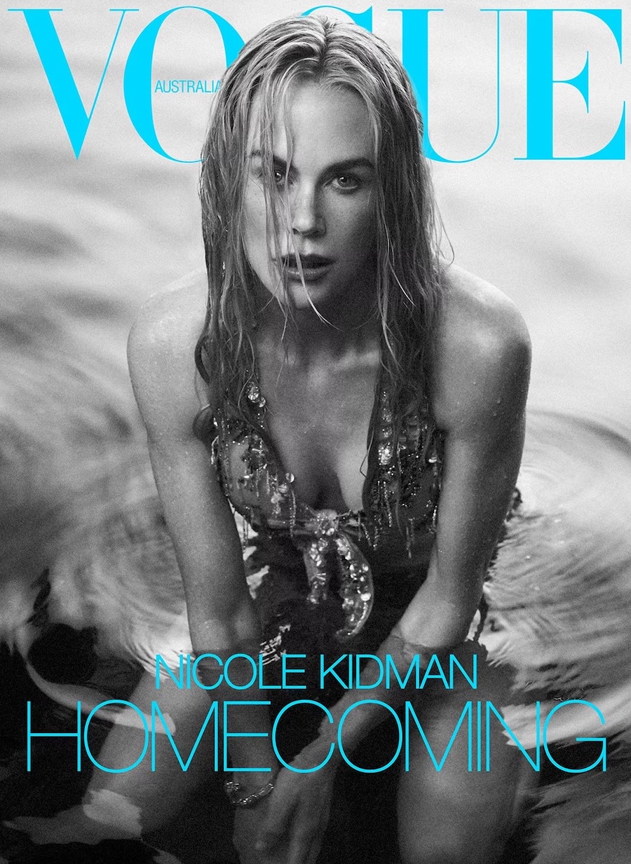 Nicole Kidman zeigt ihre definierten Bauchmuskeln im neuen Vogue-Australia-Shooting