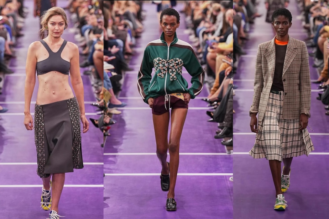 Gigi Hadid im Sport-BH und &laquo;Datscha&raquo;-Trainingsjacken: Miu Miu zeigt die SS&rsquo;27-Kollektion