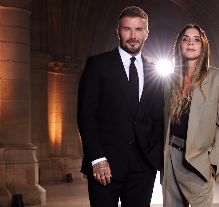 Die stilvollen Beckhams unterst&uuml;tzen Victoria bei ihrer Show in Paris