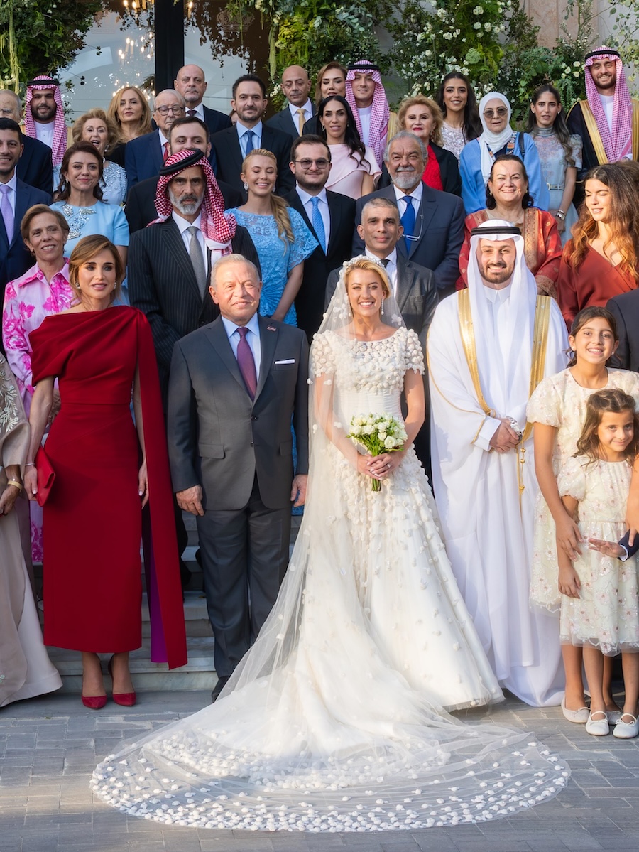 Traumhochzeit: Die Nichte des jordanischen Königs hat geheiratet