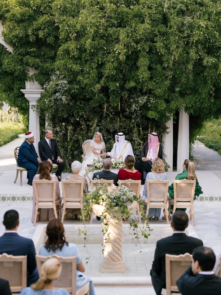 Traumhochzeit: Die Nichte des jordanischen Königs hat geheiratet