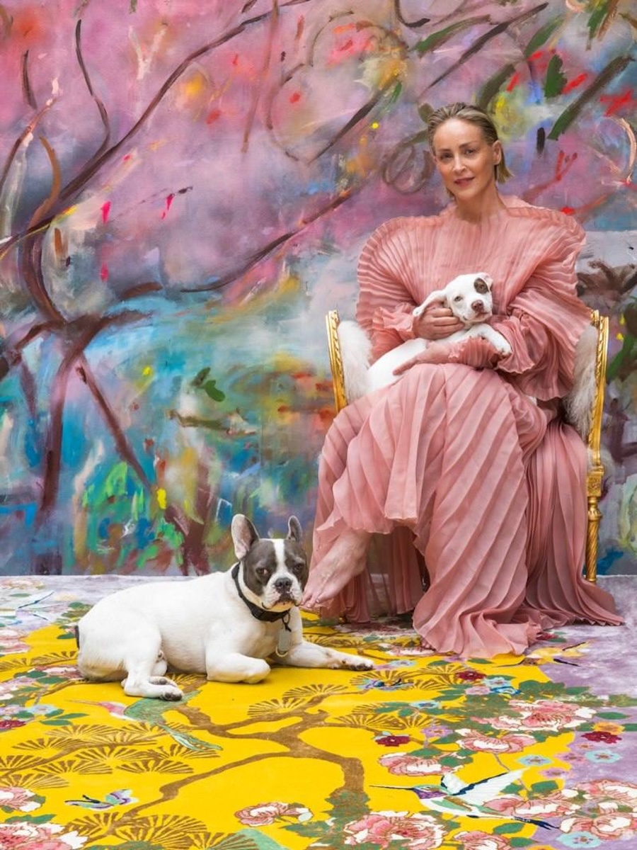 Wie ein Kunstwerk: Sharon Stone zeigt ihr farbenfrohes Zuhause in Beverly Hills