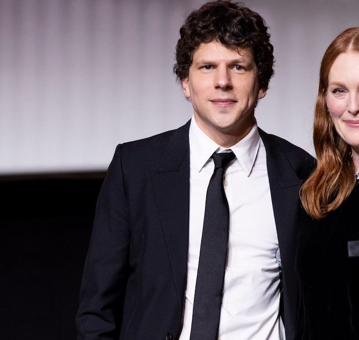 Julianne Moore receives an honorary award at the Rome Film Festival